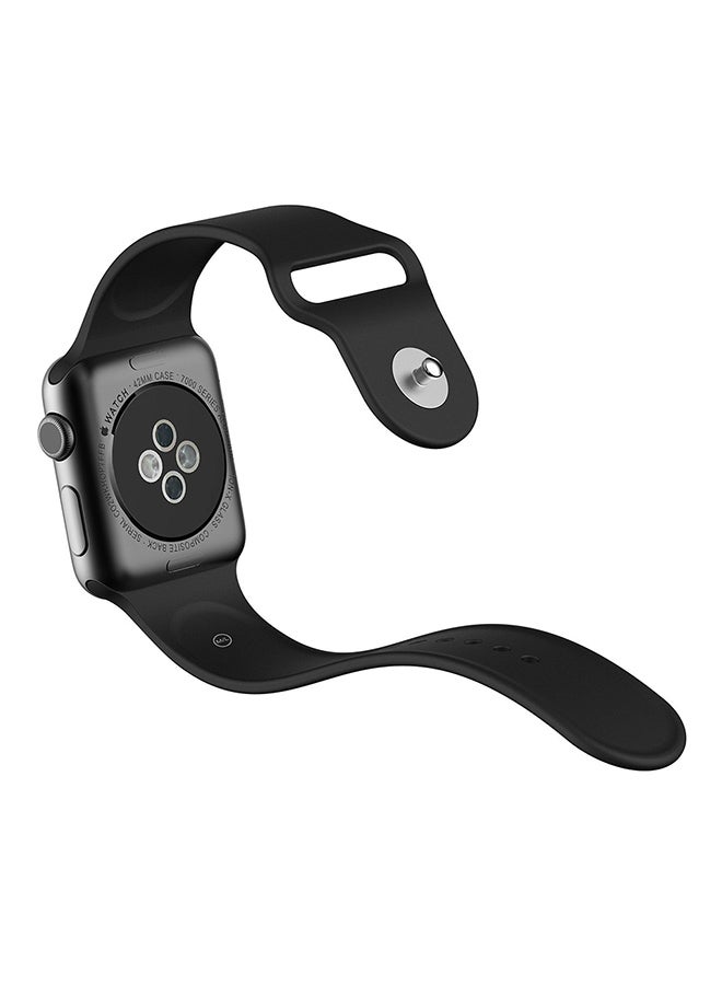 Replacement Band For Apple Watch Series 3/2/1 Black