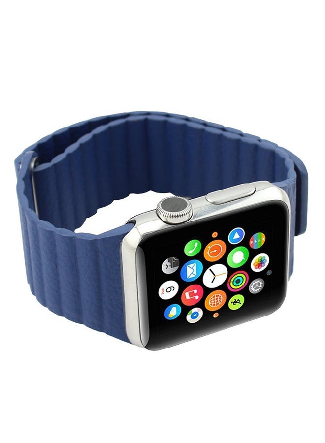 Ozone Replacement Strap For Apple Watch Series 3/2/1/4 38/40mm Dark Blue - Image 5