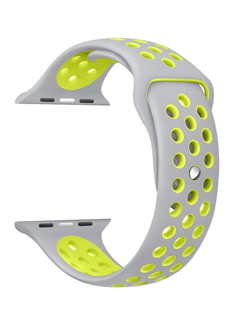 Ozone Silicone Strap For Apple Watch 40Mm Series 4 / 38Mm Series 3 / 2 / 1 Replacement Wristband - Green