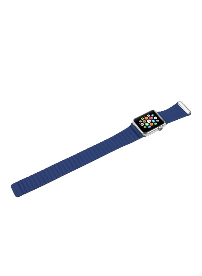 Ozone Replacement Strap For Apple Watch Series 3/2/1/4 38/40mm Dark Blue - Image 4