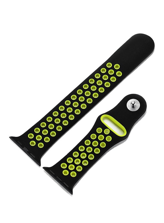 Ozone Replacement Ozone Band For Apple Watch Series 3 / 2 / 1 Fluorescent Green - Image 2