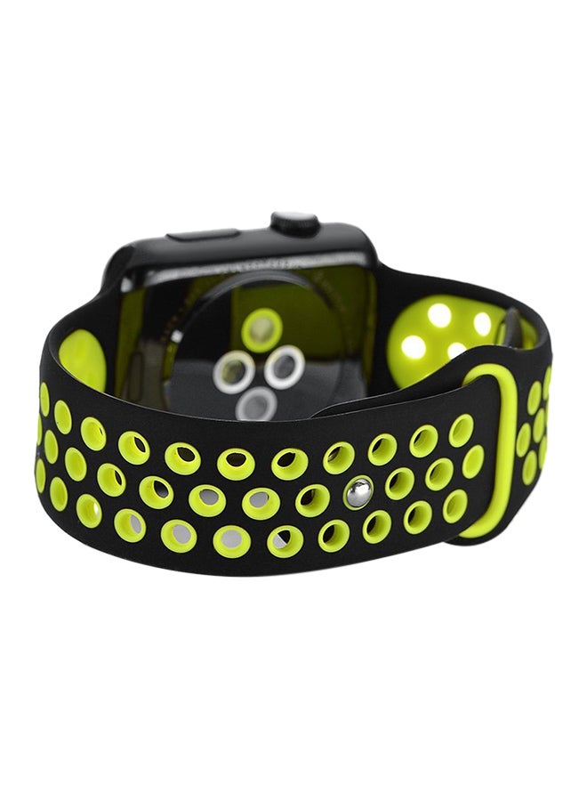 Ozone Replacement Ozone Band For Apple Watch Series 3 / 2 / 1 Fluorescent Green - Image 3