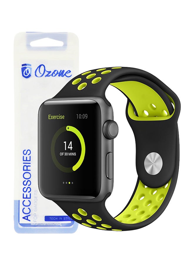 Ozone Replacement Ozone Band For Apple Watch Series 3 / 2 / 1 Fluorescent Green - Image 4