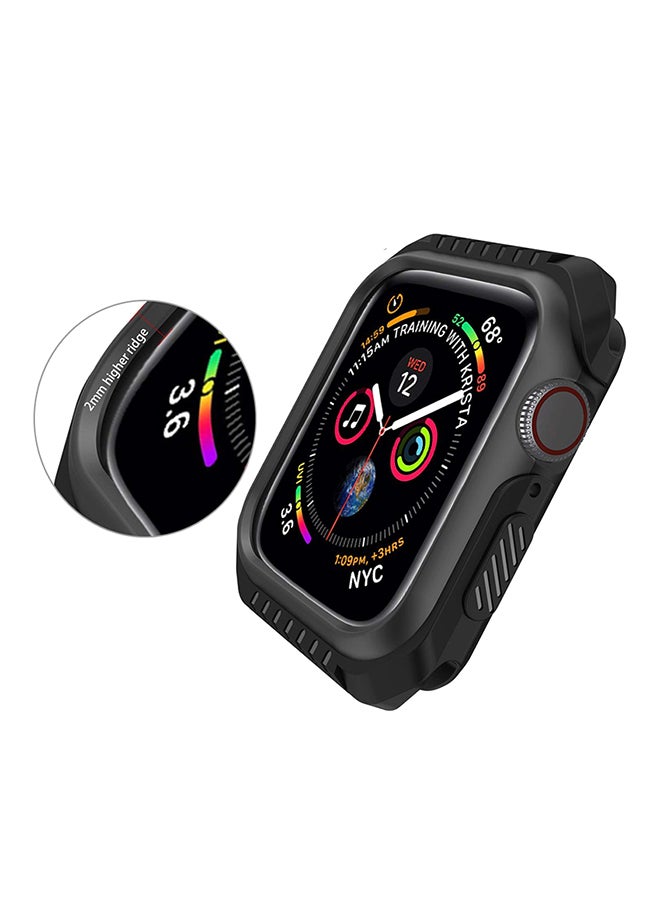 Ozone - Scratch Proof Protective Bumper Cover For Apple Watch 40mm Black - Image 1