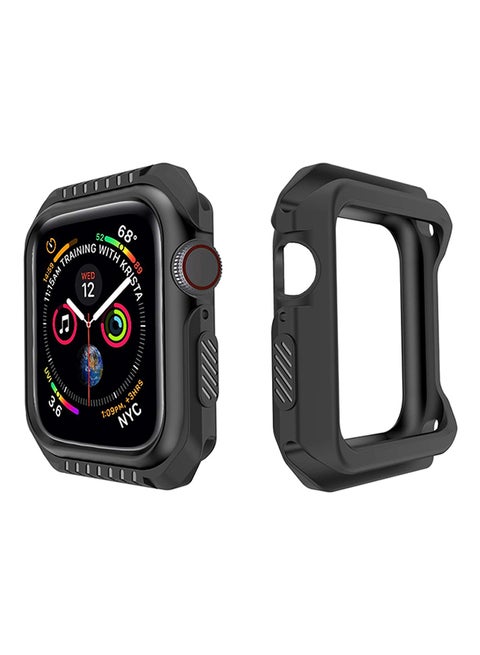 Scratch Proof Protective Bumper Cover For Apple Watch 40mm Black