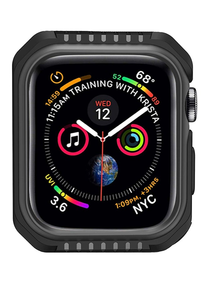 Ozone - Scratch Proof Protective Bumper Cover For Apple Watch 40mm Black - Image 1
