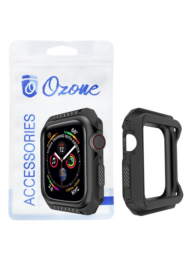 Ozone - Scratch Proof Protective Bumper Cover For Apple Watch 40mm Black - Image 1