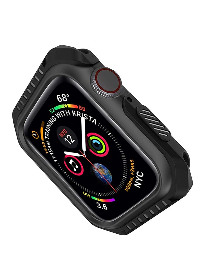 Ozone - Scratch Proof Protective Bumper Cover For Apple Watch 40mm Black - Image 1