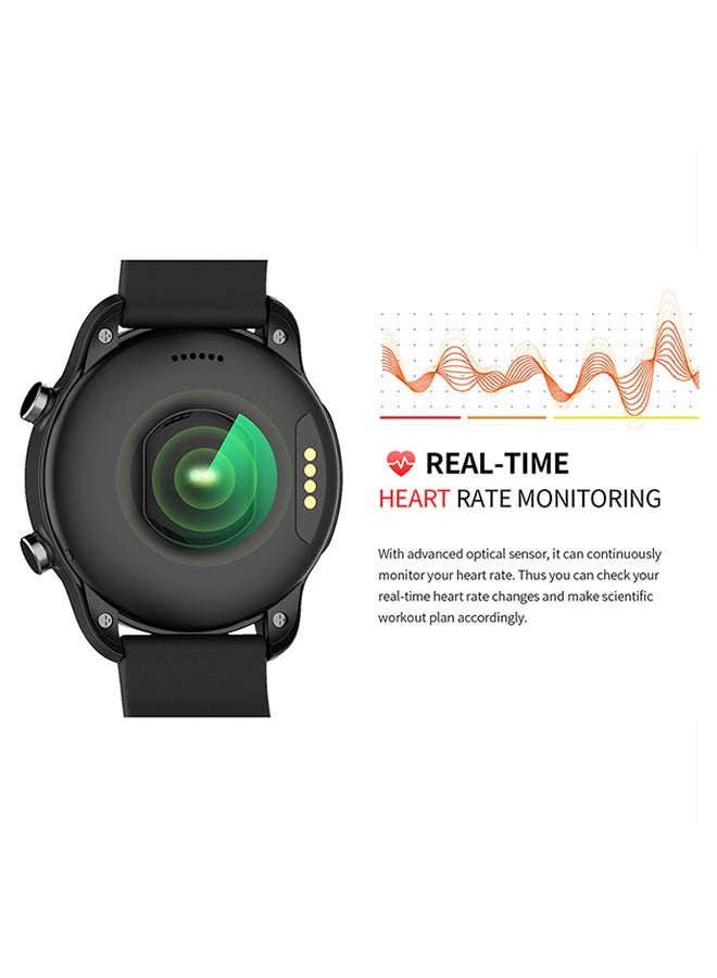Smartwatch KC03 Android 6.0 Smartphone Watch With 1GB RAM / 16GB ROM 1.3 inch IPS LCD Screen Black