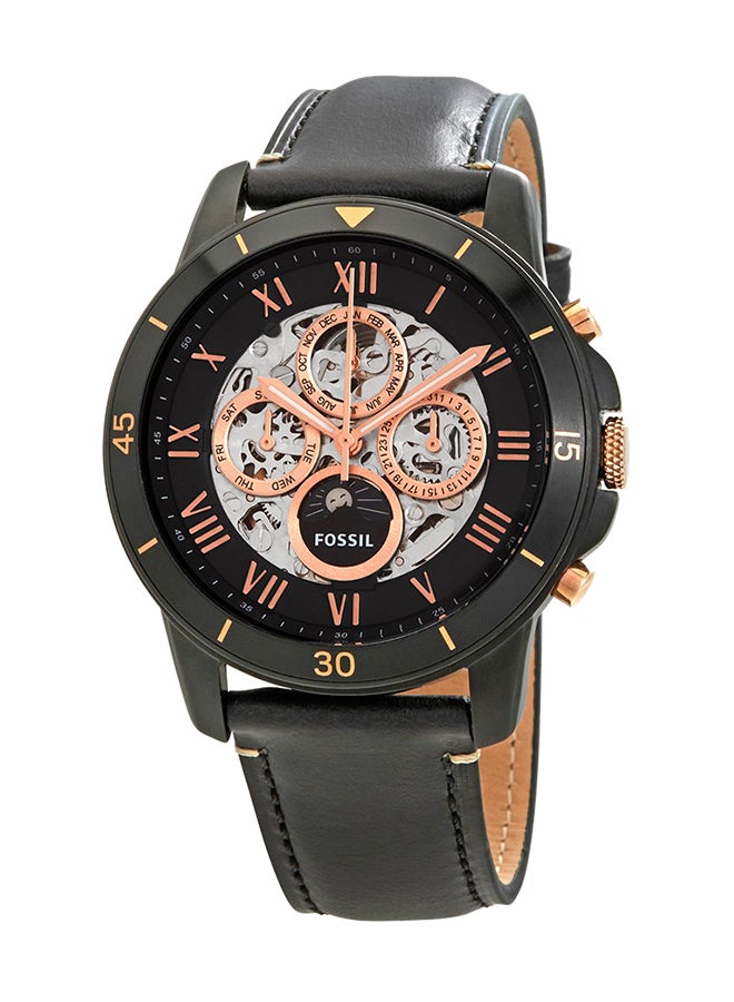 FOSSIL Men's Water Resistant Leather Chronograph Watch ME3138  - Image 1