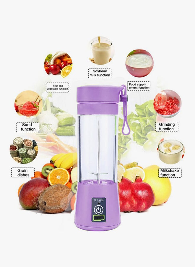 Generic - Mini Portable Smoothie Maker Machine T-Bottle T-Bottle-1021 Purple - Image 1