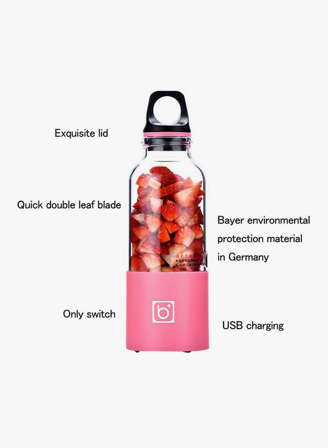 شاربدو خلاط صغير محمول بمنفذ USB للشحن 500.0 ml Tbottle1034 وردي - Image 3