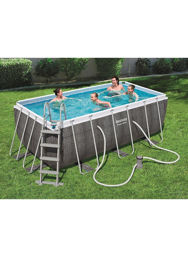 Bestway Rectangular Shaped Pool Set 4.12x2.01x1.22meter 4.12x2.01x1.22meter - Image 5