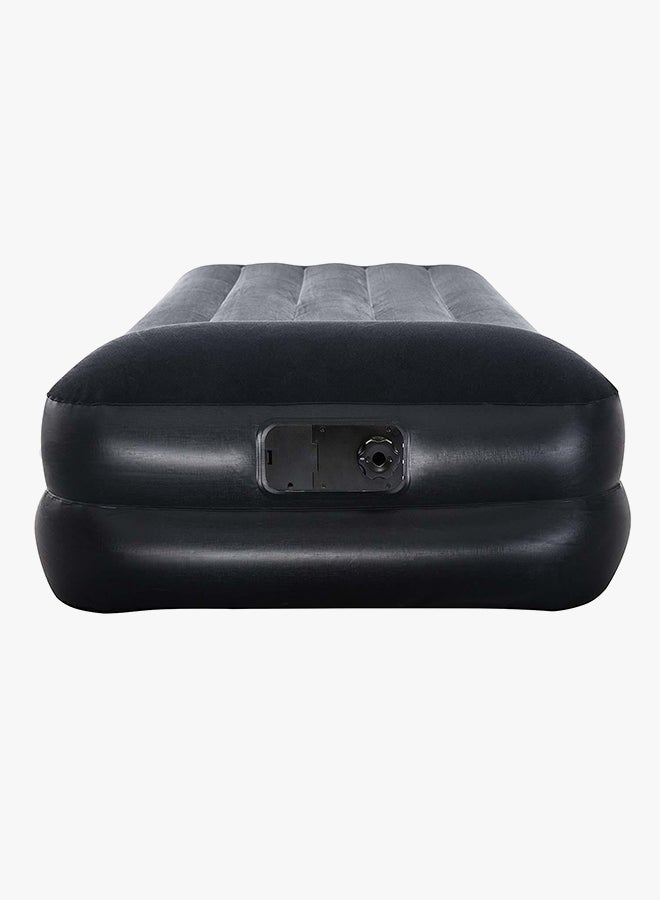 بست واي سرير هوائي إيرولكس مزدوج بمضخة مدمجة تعمل بالتيار المتردد أسود 75 x 38 x 18بوصة - Image 3