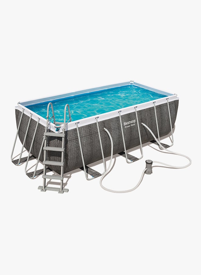 Bestway Rectangular Shaped Pool Set 4.12x2.01x1.22meter 4.12x2.01x1.22meter - Image 2