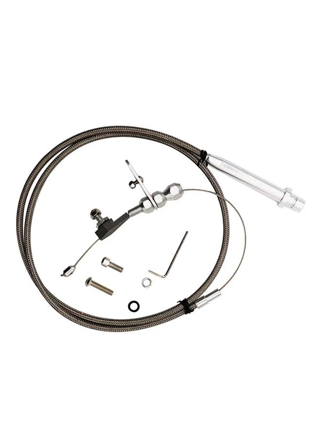 Generic 6-Piece Braided Transmission Kick Down Cable Set  - Image 1