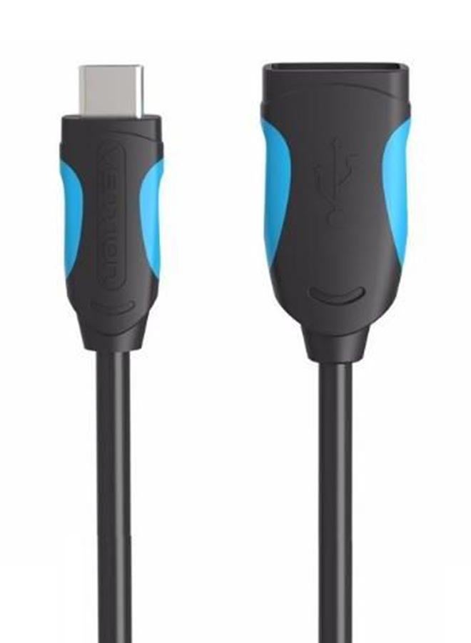 فينشن موصل OTG من Type-C ذكر إلى USB 3.0 أسود - Image 2
