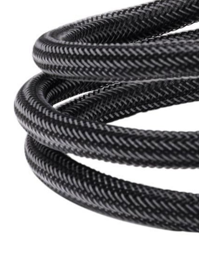 VENTION Nylon Braided High Speed Male To Male HDMI 2.0V 3D Cable Black - Image 2