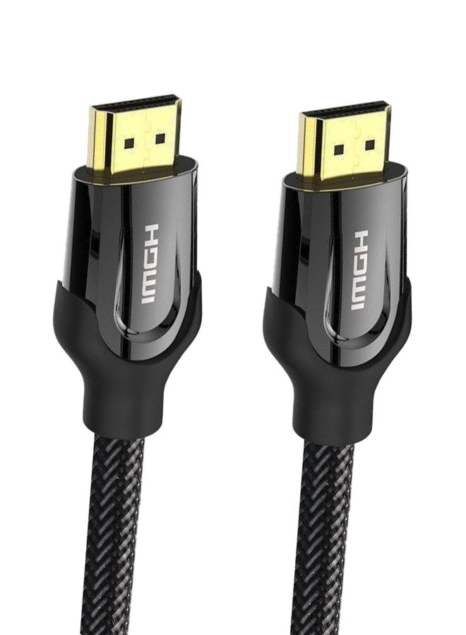 VENTION Nylon Braided High Speed Male To Male HDMI 2.0V 3D Cable Black - Image 1