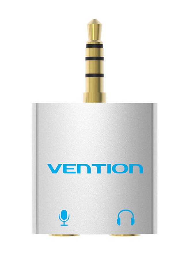 VENTION 3.5mm 1 Male to 2 Female Audio Splitter Connector White - Image 1