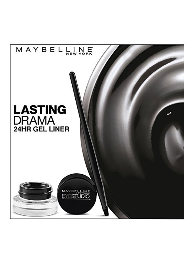 MAYBELLINE NEW YORK - Eyestudio Lasting Drama Eye Liner Gel Black - Image 1