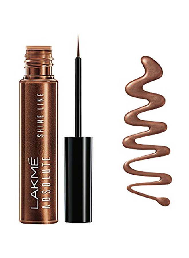 Absolute Shine Line Eye Liner, Shimmer Bronze, 4.5Ml Multicolour