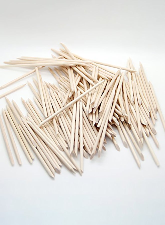 Adecco LLC 50Pcs50Pcs500Pcs000Pcs Nail Art  Wood Sticks Cuticle Pusher Multicolor - Image 2