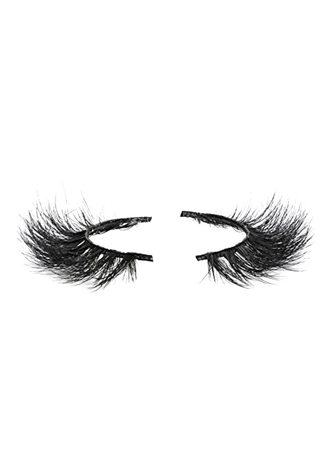 ARISON LASHES 3D Mink Fur Fake Eyelashes Black - Image 2