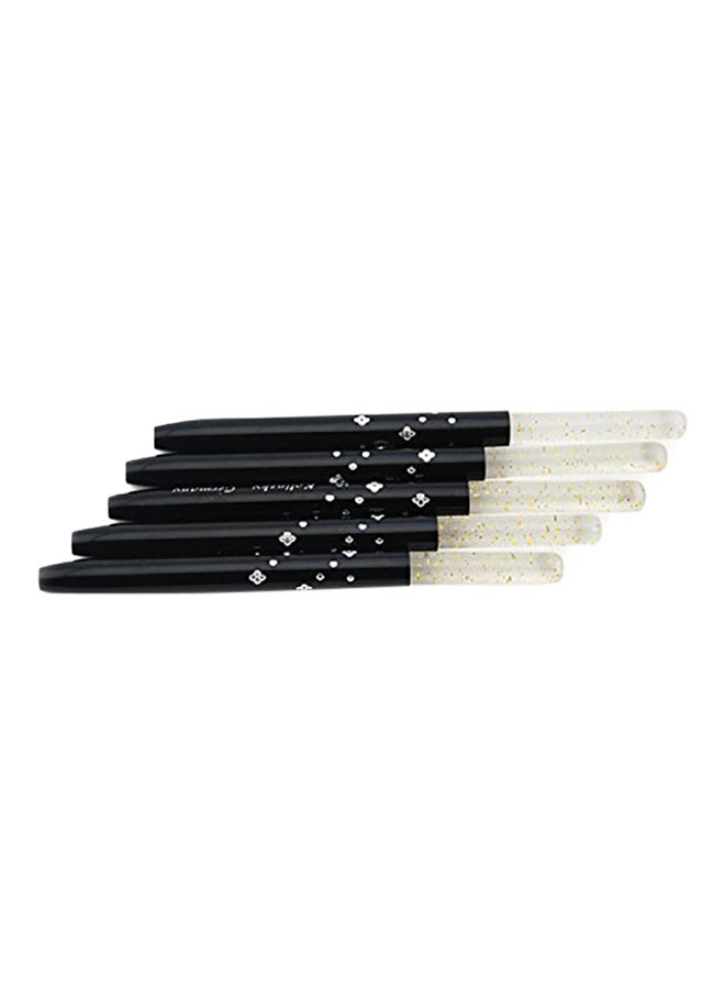 5 Pc Acrylic Nail Art Brush Set Black - v1551527632/N20603697A_2