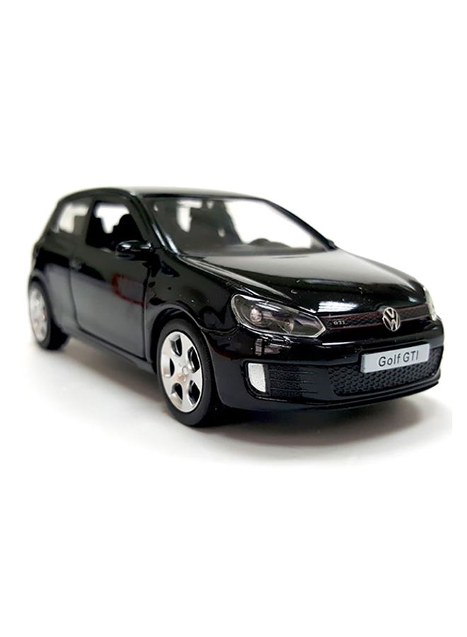 اي ال سي سيارة لعبة موديل فولكس فاجن جولف GTI بسحب أحادي 16.5x7x.7.5سم - Image 3