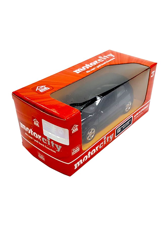 اي ال سي سيارة لعبة موديل فولكس فاجن جولف GTI بسحب أحادي 16.5x7x.7.5سم - Image 2