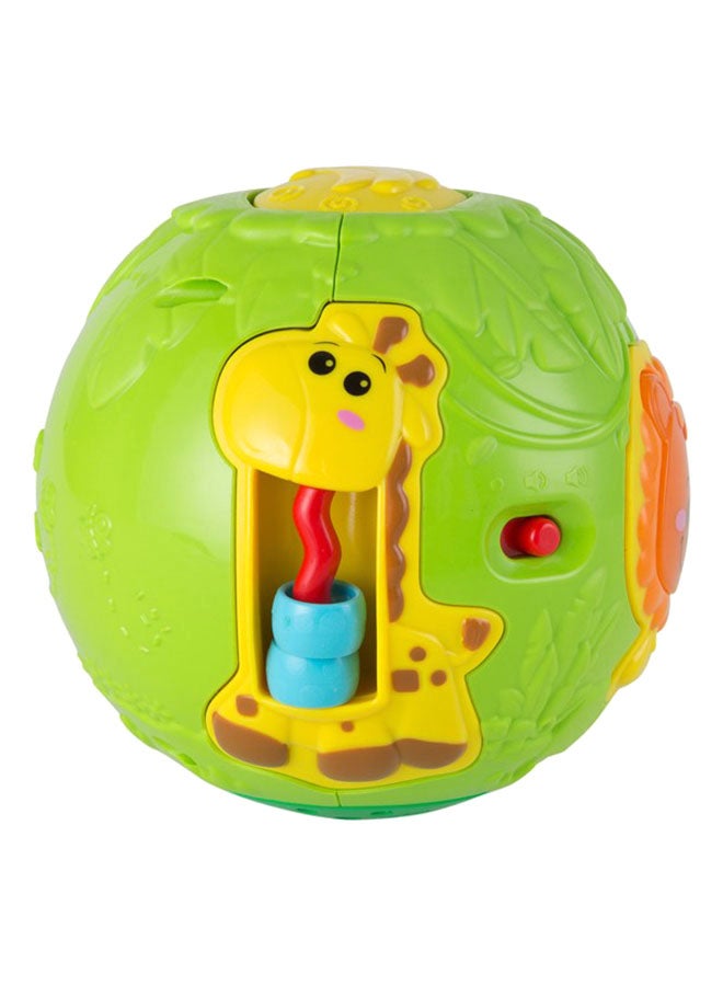 ELC WinFun Roll And Pop Jungle Activity Ball 15.5x21cm - Image 2