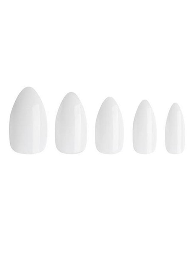 Al Jouri Cosmetics 24-Piece Reusable False Nails With Glue Set Clear - Image 3