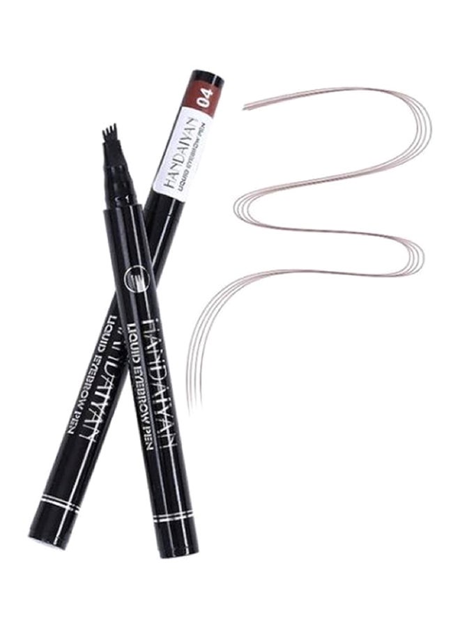 Handaiyan 4 Head Fine Sketch Waterproof Eyebrow Pen 4  - Image 1