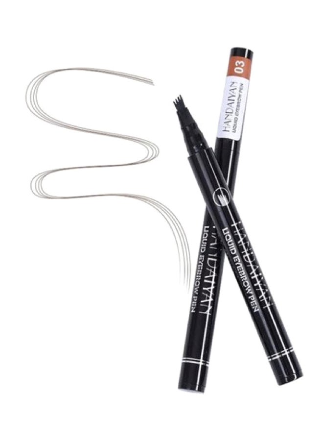 Handaiyan 4 Head Fine Sketch Waterproof Eyebrow Pen 3  - Image 1