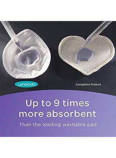 Lansinoh 4-Piece Washable Nursing Pad  - Image 2