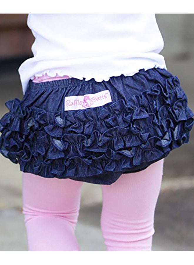 RuffleButts Ruffle Woven Diaper Cover  - Image 2