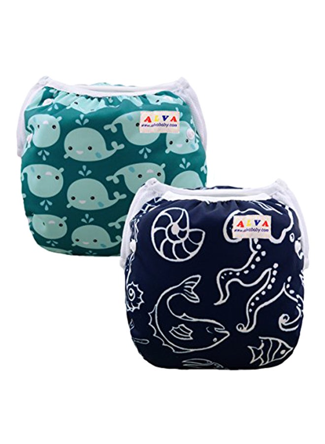 ALVA 2-Piece Reusable Swim Diaper - Image 1