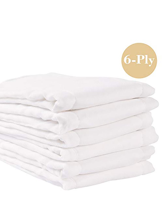 Fasoar Prefold Cloth Diaper, 10-35 lbs, 6 Count - Image 2