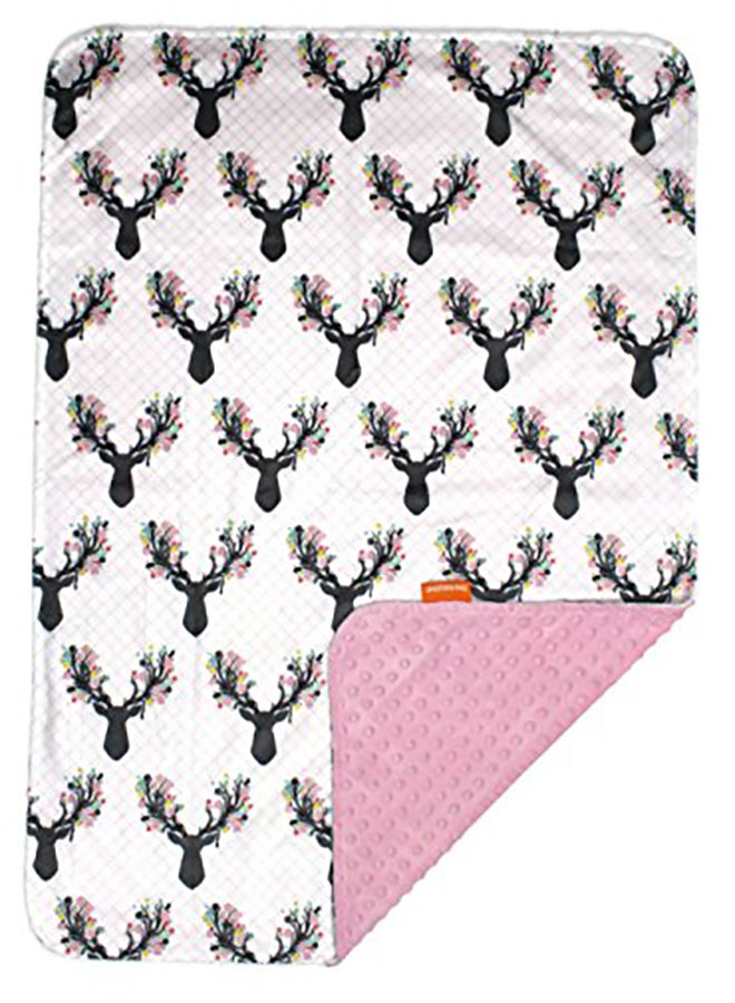 Dear Baby Gear Minky Dot Printed Blanket - Image 2