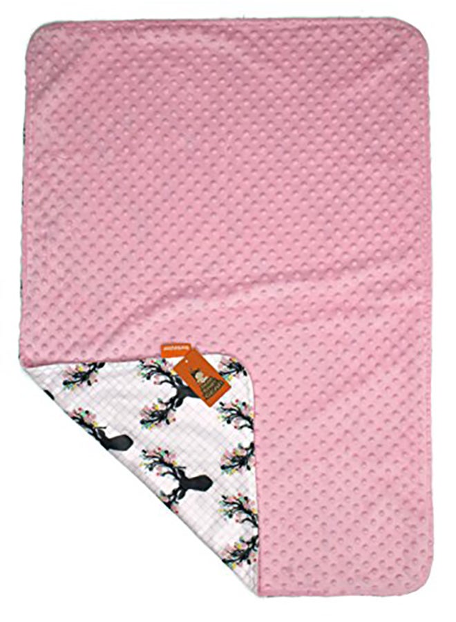 Dear Baby Gear Minky Dot Printed Blanket - Image 3