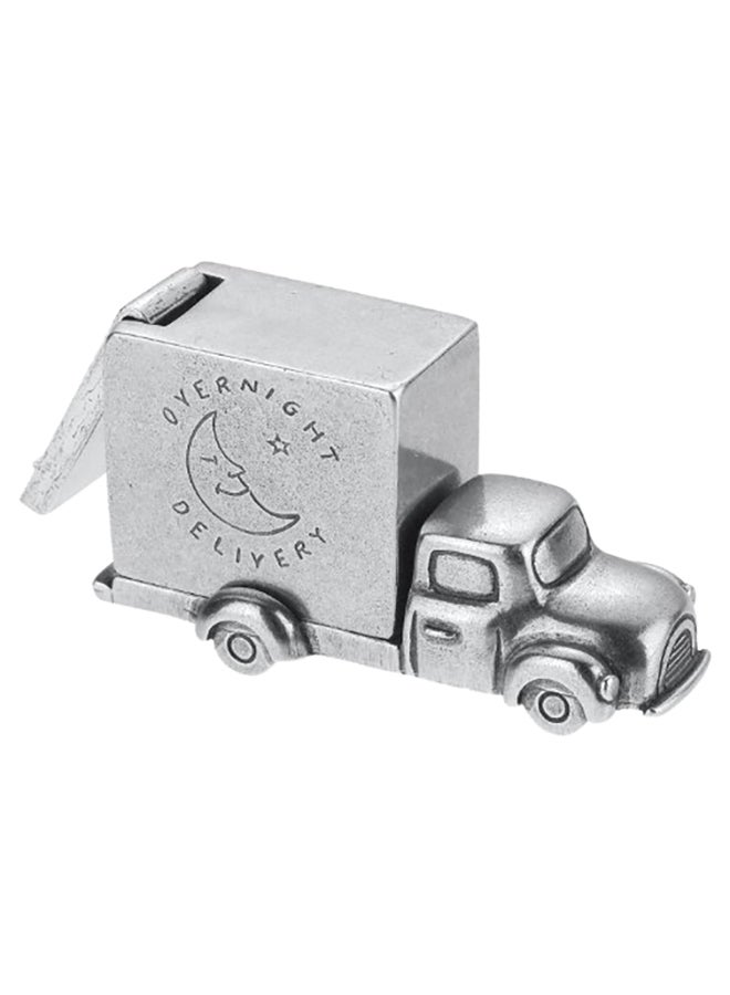 شاحنة من البيوتر لحفظ الأسنان عند سقوتها