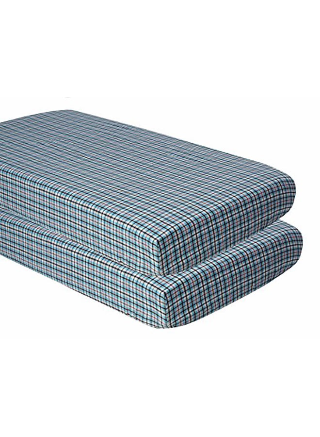 باكاتي 2-Piece Crib Fitted Sheet Set - Image 2
