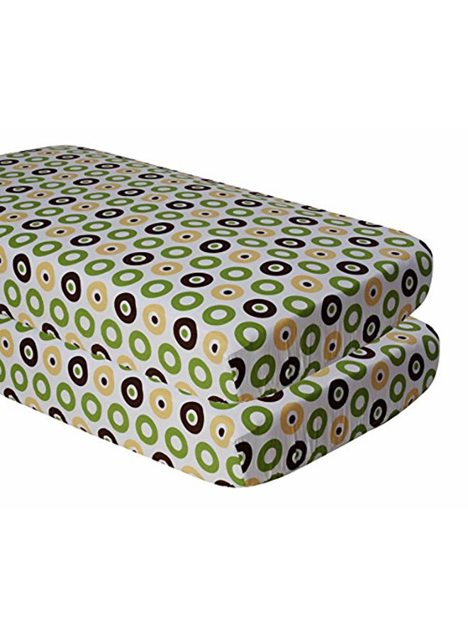 باكاتي مجموعة مكونة من شرشفَي سرير بمقاس محكم - Image 2