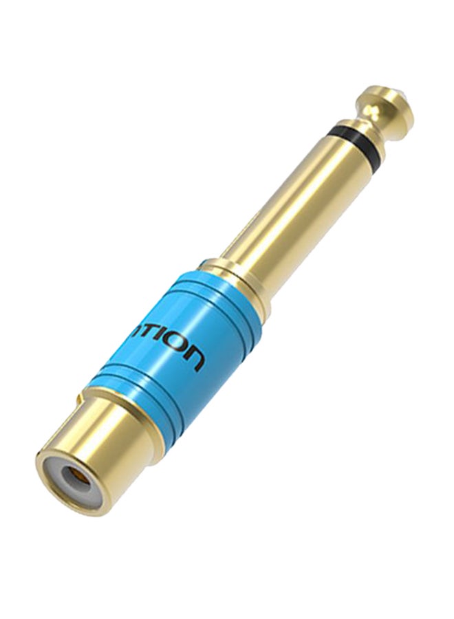 6.35mm Male To RCA Connector Female Audio Adapter Gold - v1551682725/N21470778A_2