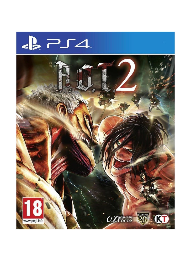 كوي تيكمو - لعبة Attack On Titan 2  (النسخة العالمية) - بلاي ستيشن 4 (PS4) - Image 1