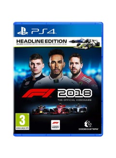 كود ماستر لعبة F1 2018 إصدار هيد لاين لجهاز الألعاب بلايستيشن 4 - sports - playstation_4_ps4  - Image 1