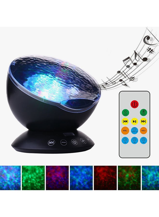 CYTHERIA Starry Sky Remote Control Ocean Wave Projector Black 12.6x10.5cm  - Image 2