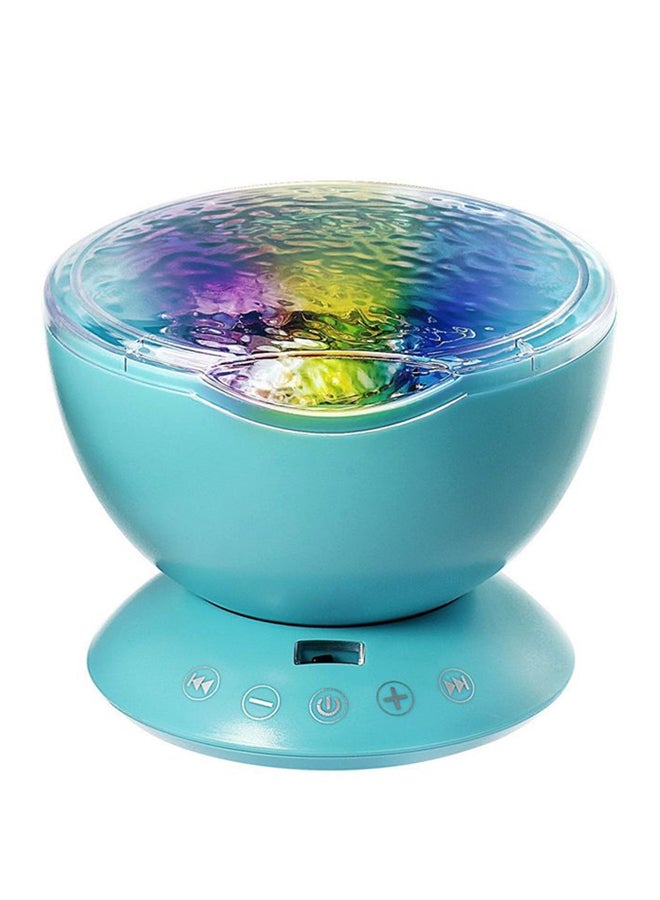 CYTHERIA Starry Sky Remote Control Ocean Wave Projector Blue 12.6x10.5cm  - Image 1