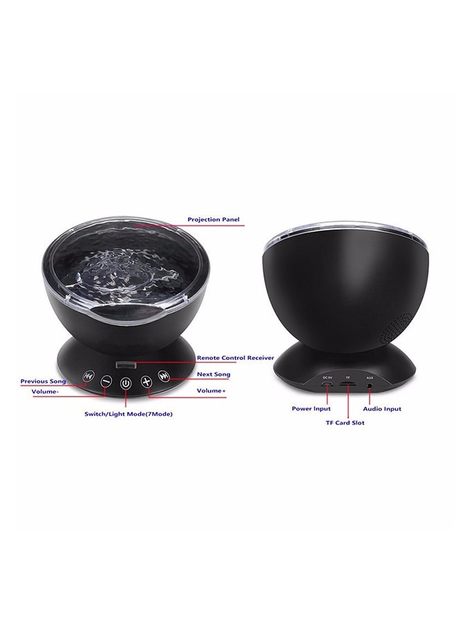 CYTHERIA LED Ocean Wave Starry Sky Night Light Projector Black 12.6x12.6x10.5cm  - Image 3